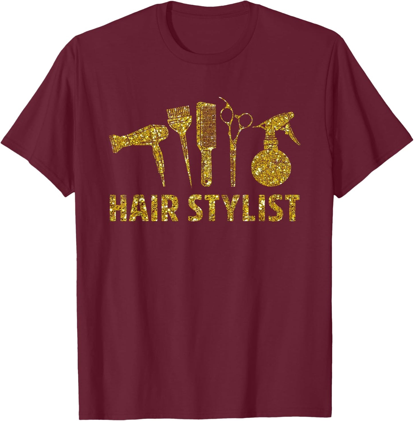 Hairstylist Funny Hairdresser Barber Graphic T-Shirt - T-Shirt | Maroon