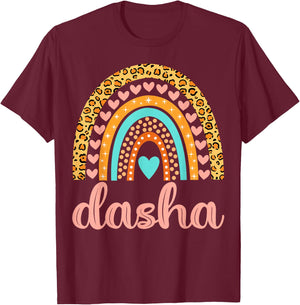 Dasha Dasha Name Birthday Shirt Gift T-Shirt - T-Shirt | Maroon