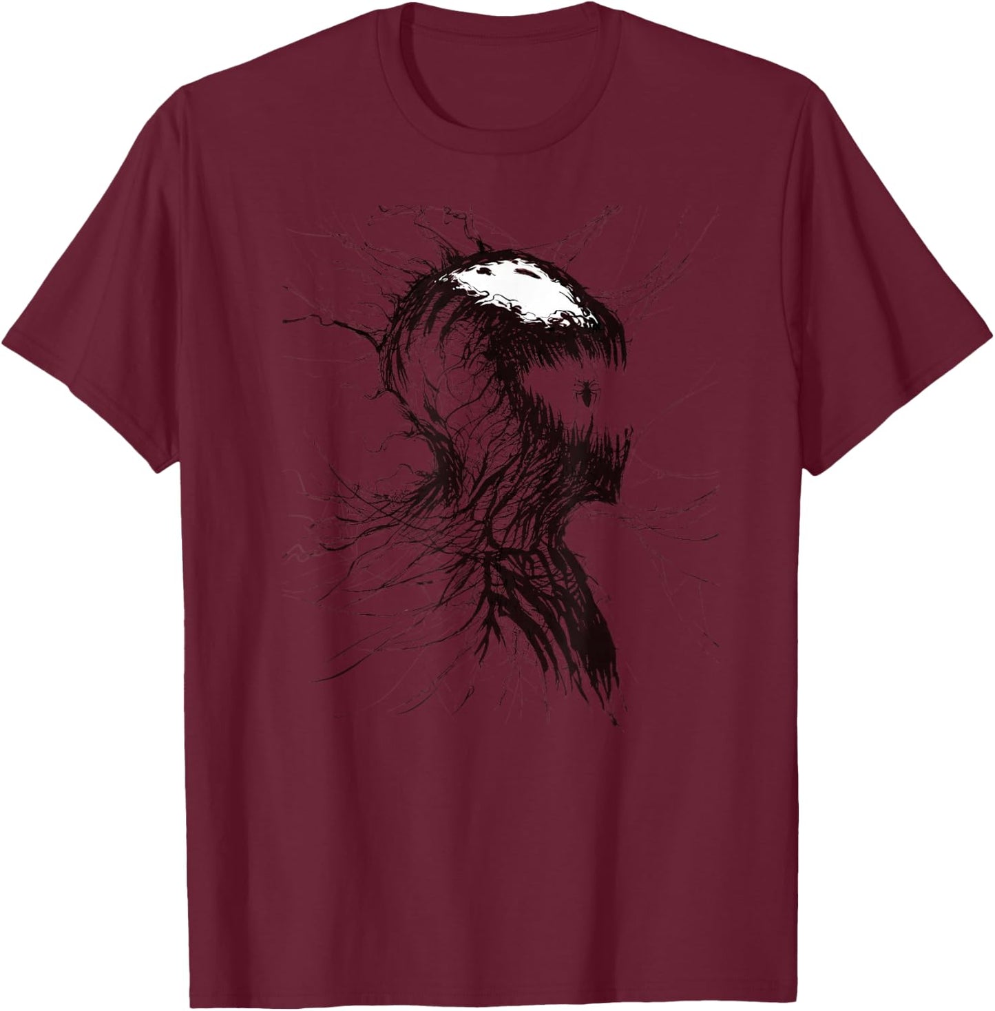 Marvel Carnage Black White & Blood Comic Book Cover T-Shirt - T-Shirt | Maroon