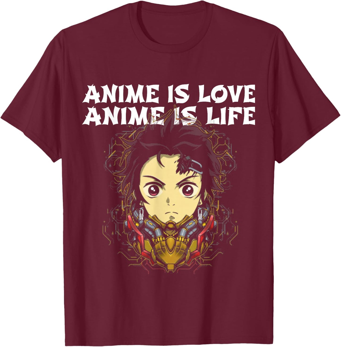 Fun and beautiful honey bee and T-Shirt - T-Shirt | Maroon