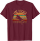 Lake titicaca, vintage lake titicaca T-Shirt - T-Shirt | Maroon