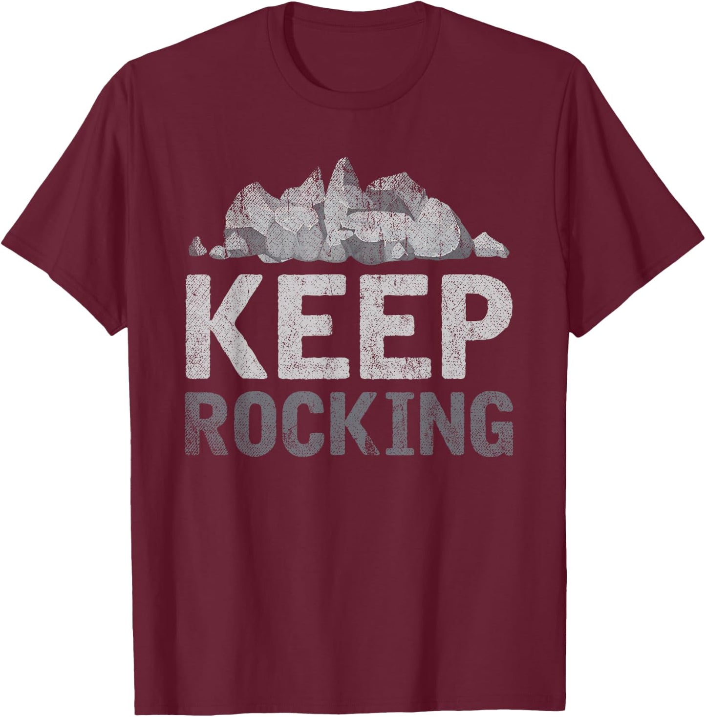 Funny Rock Collector Earth Scientist Gift Geologist Geology T-Shirt - T-Shirt | Maroon