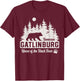 Gatlinburg Tennessee Black Bear Great Smoky Mountains T-Shirt - T-Shirt | Maroon