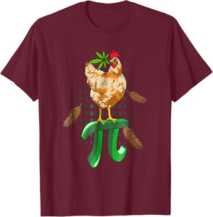 Chicken Pot Pie Cannabis T-Shirt - T-Shirt | Maroon