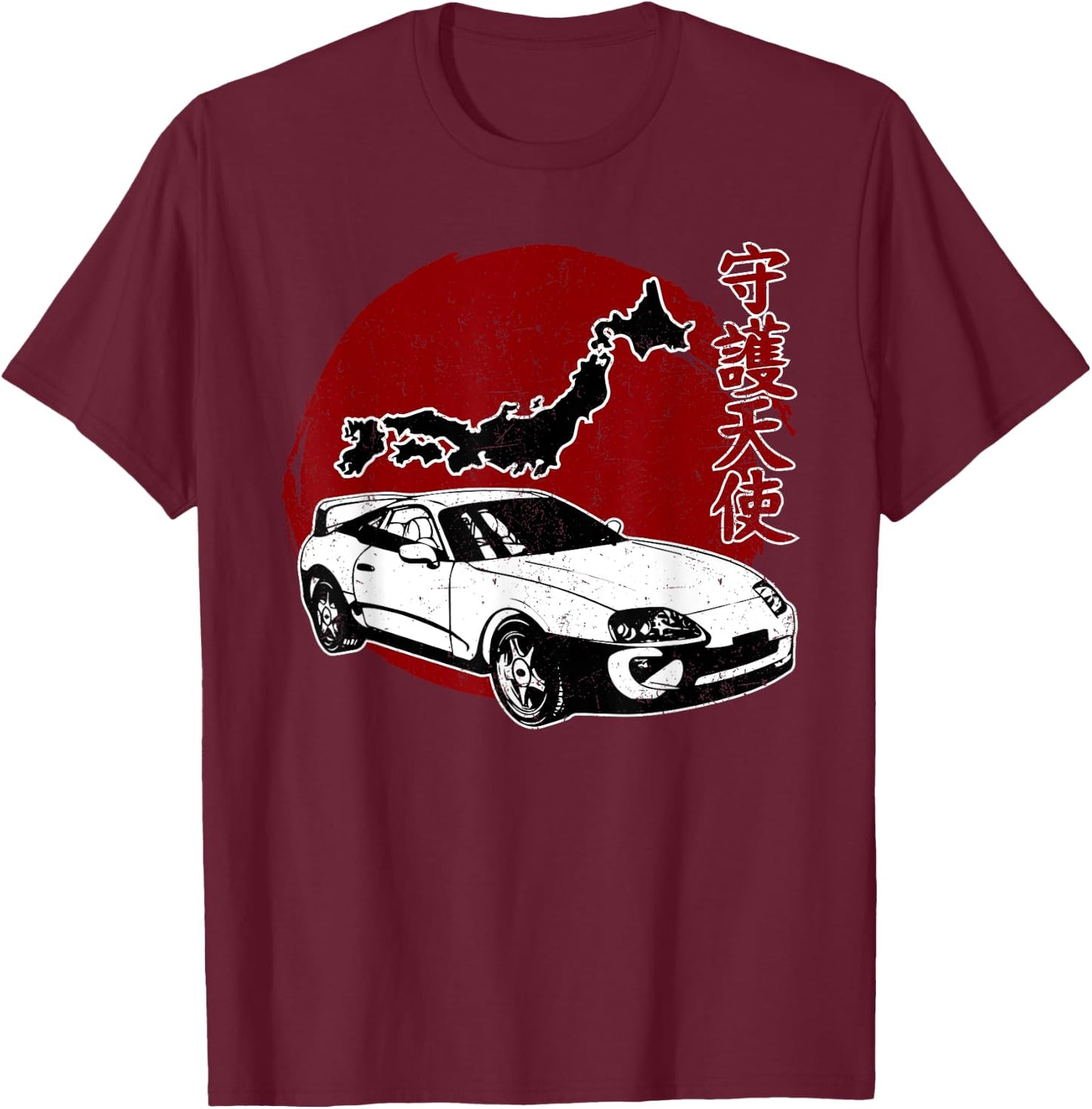 JDM Japan Motorsport Tuning Car Legend 90s T-Shirt - T-Shirt | Maroon