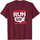 RUN 50 States Marathon Fanatic Runner Running Inspired T-Shirt - T-Shirt | Maroon