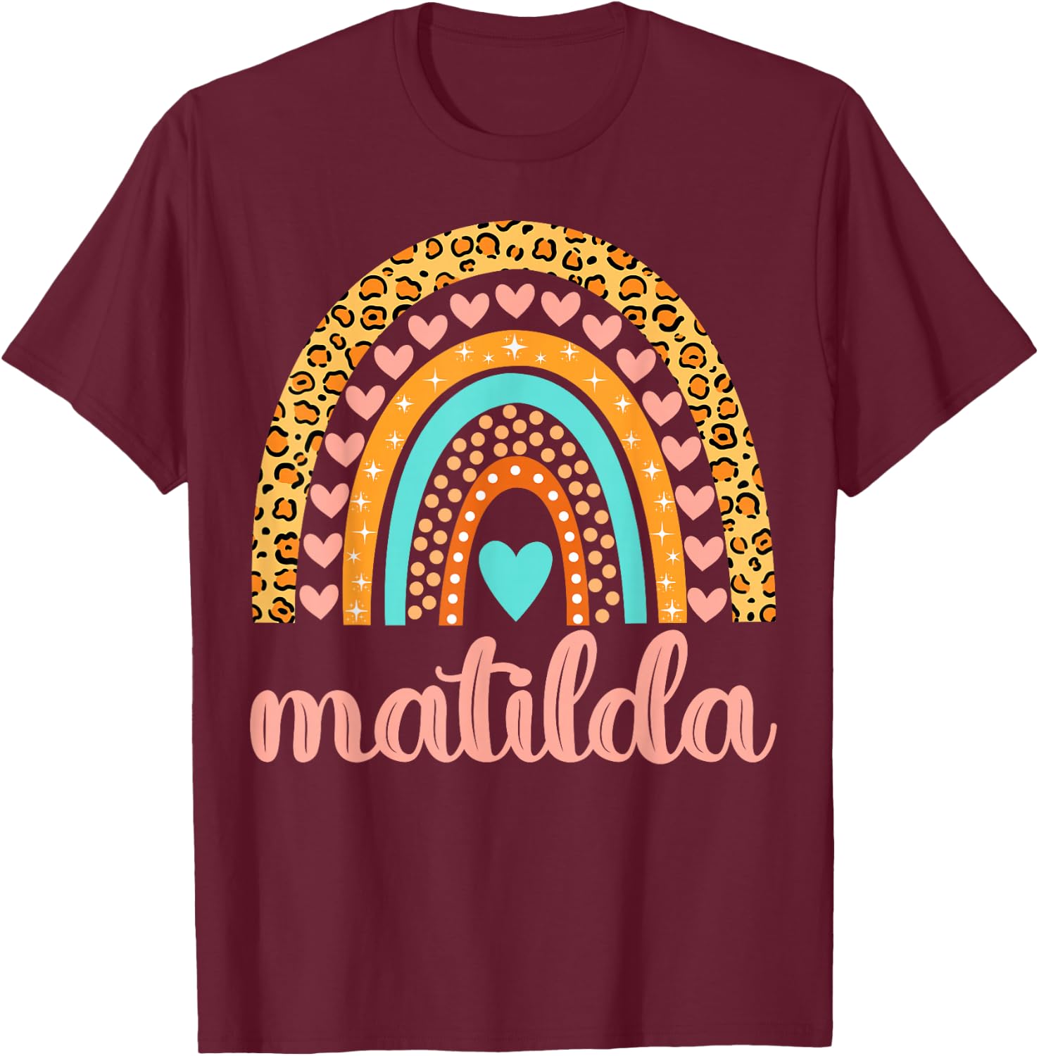 Matilda Matilda Name Birthday Shirt Gift T-Shirt - T-Shirt | Maroon
