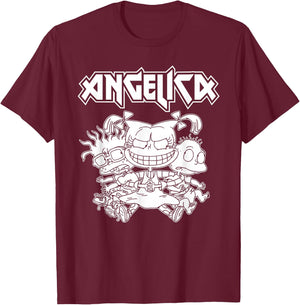 Rugrats Angelica Pickles Rocks T-Shirt - T-Shirt | Maroon