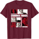 Criminal Minds Character Boxes T-Shirt - T-Shirt | Maroon