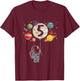 5 Years Old Birthday Boy Gifts Astronaut 5th Birthday T-Shirt - T-Shirt | Maroon