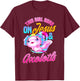 This girl runs on jesus and axolotls T-Shirt - T-Shirt | Maroon