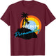 Off Duty Permanently - Retired T-Shirt - T-Shirt | Maroon