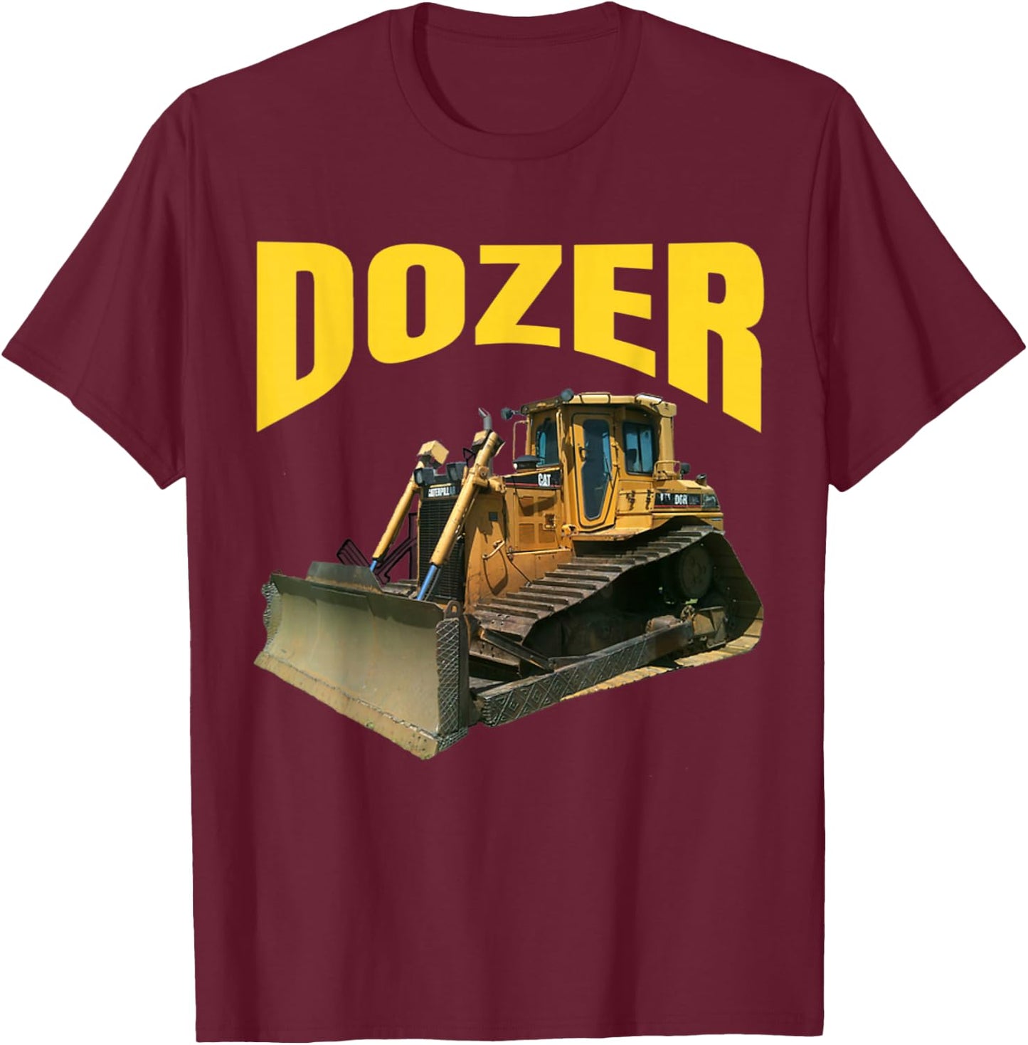 The perfect heavy equipment bulldozer . T-Shirt - T-Shirt | Maroon