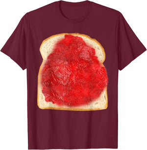 Jelly on Bread Costume T-Shirt - T-Shirt | Maroon