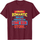 Reading I Enjoy Romantic Walks Through The Comic Book Store T-Shirt - T-Shirt | Maroon