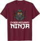 Cyber Security Ninja Computer Programmer Funny Humor T-Shirt - T-Shirt | Maroon