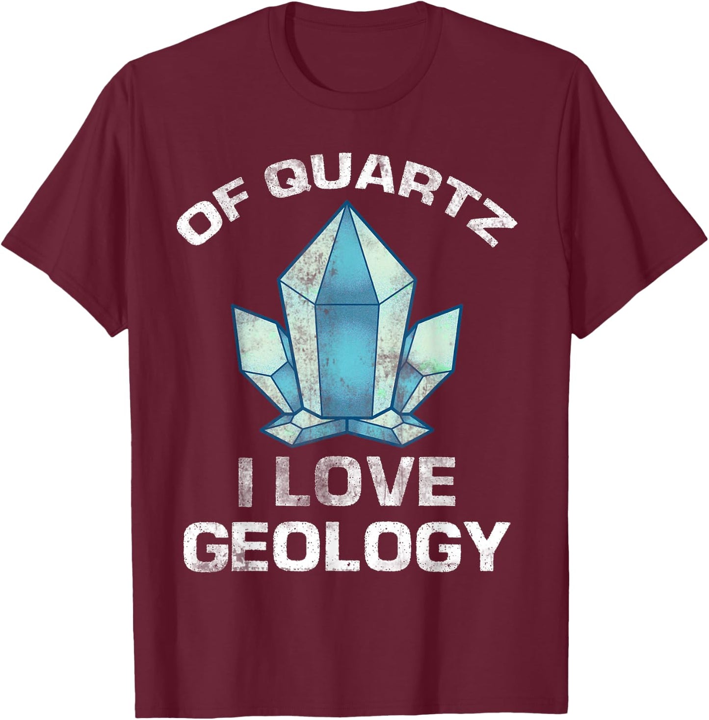 Stone Nerd Rock Love Valentine's Day Gift Geology T-Shirt - T-Shirt | Maroon