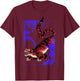 Japanese Aesthetic Tiger Wild Cat Japanese Kanji T-Shirt - T-Shirt | Maroon