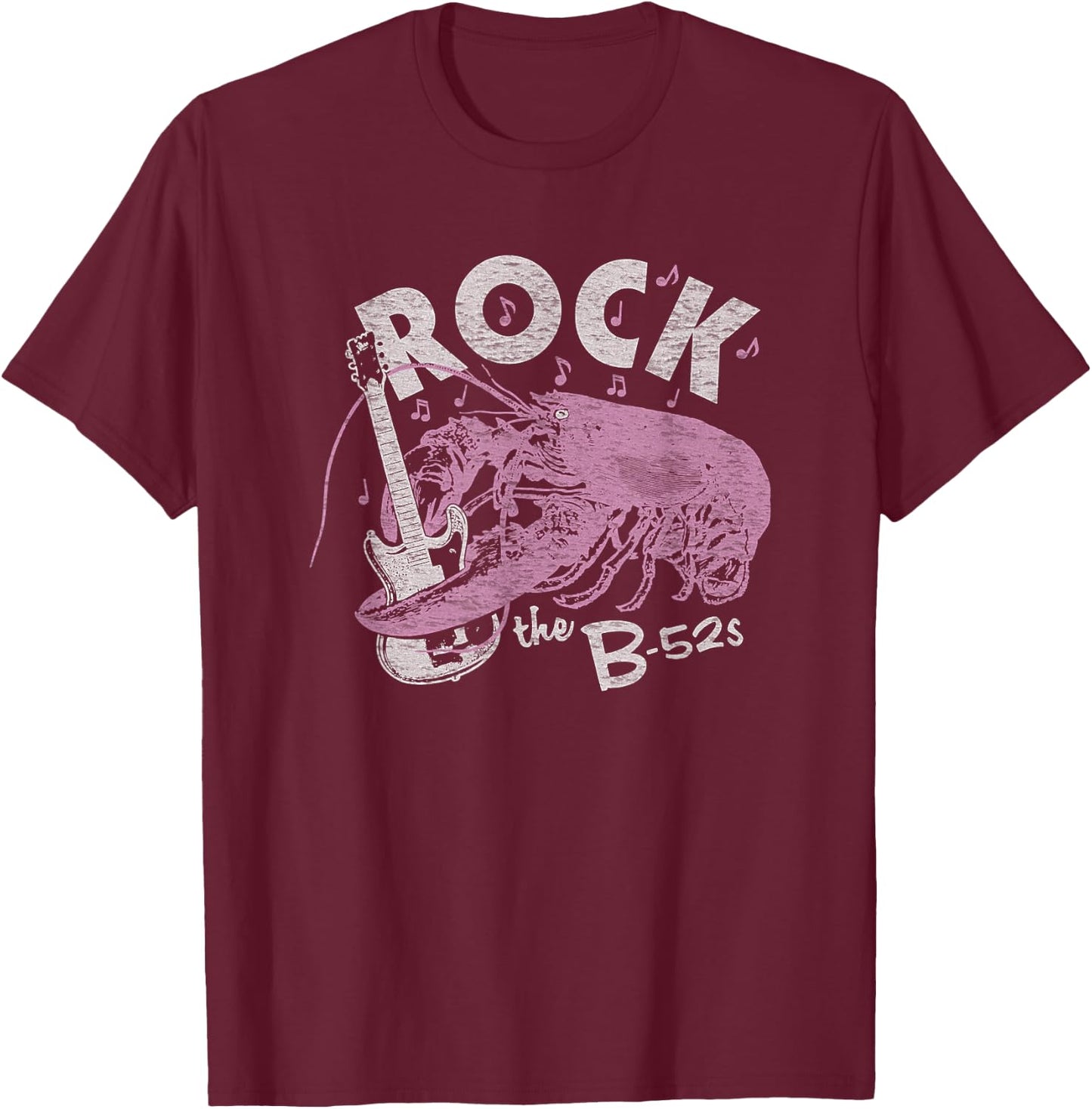 The B-52s - Rock Lobster T-Shirt - T-Shirt | Maroon