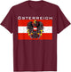 Austria Austrians Österreich T-Shirt - T-Shirt | Maroon