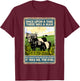 Once Upon A Time There Was A Man - Cow Belted Galloways T-Shirt - T-Shirt | Maroon