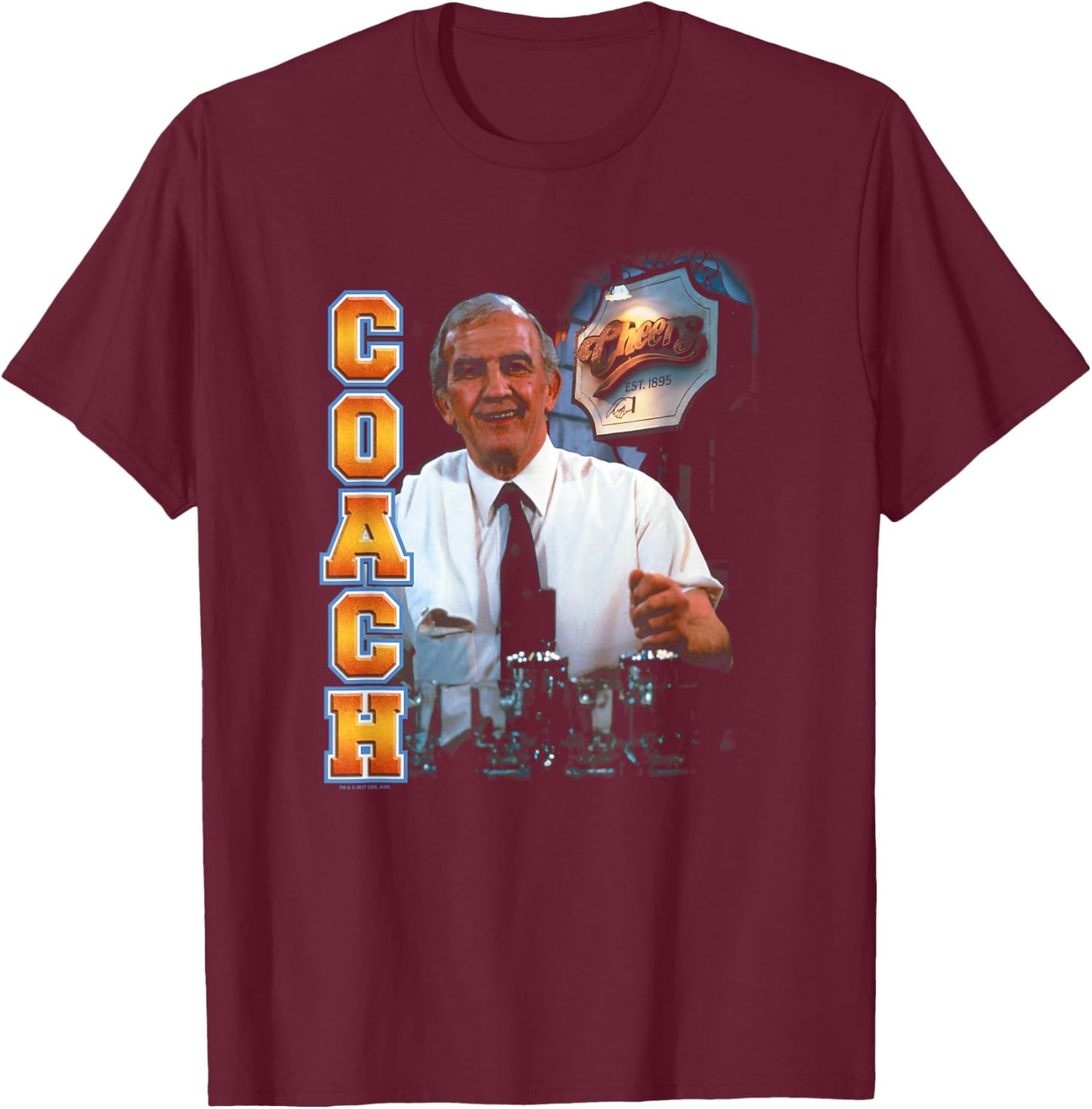 Cheers Coach T-Shirt - T-Shirt | Maroon