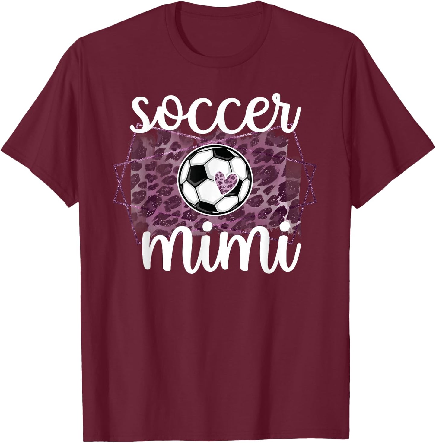 Soccer Mimi Proud Soccer Player Grandmother Mimi T-Shirt - T-Shirt | Maroon