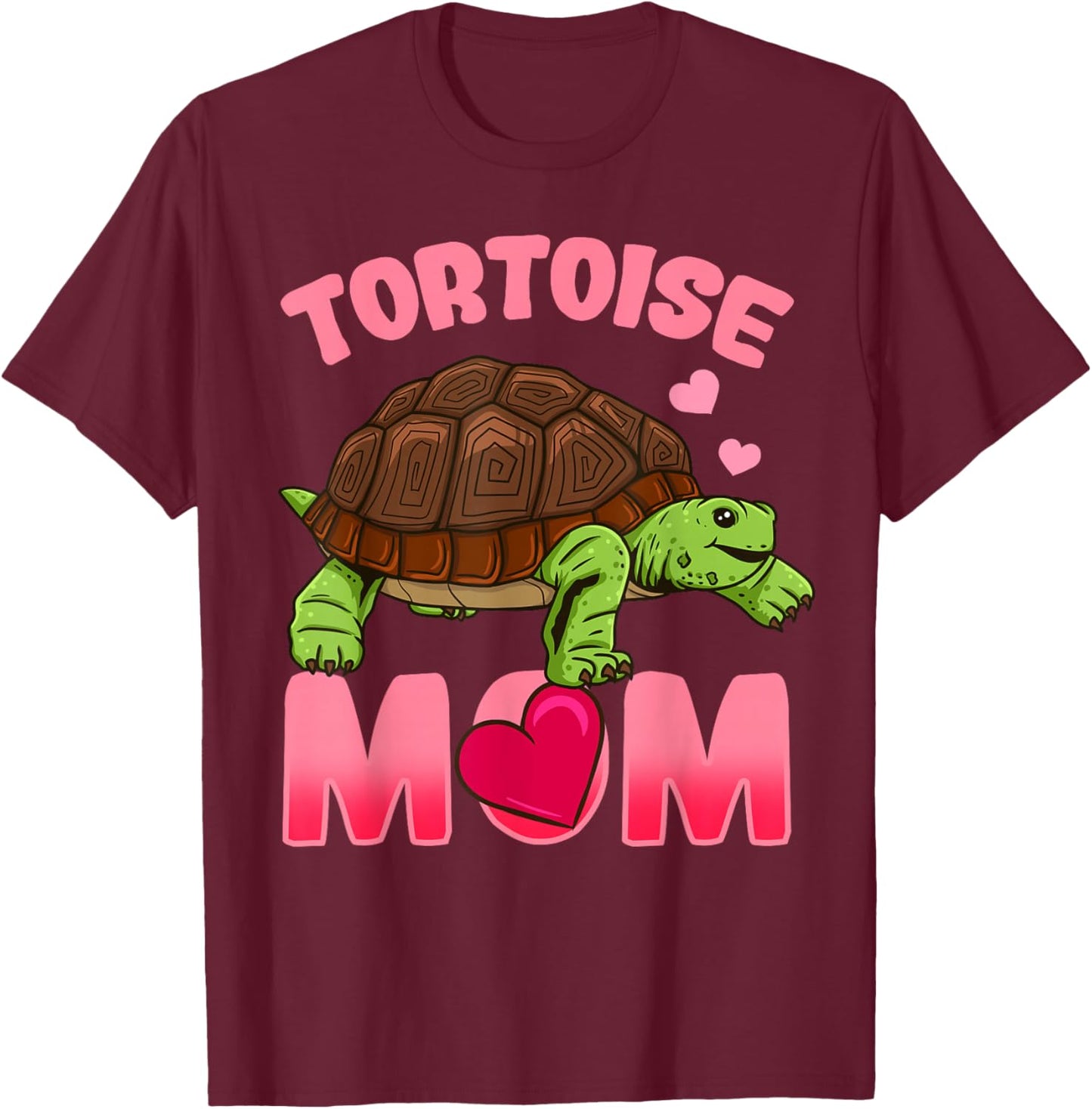 Turtle Mama Mama T-Shirt - T-Shirt | Maroon