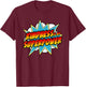 Kindness Is My Superpower | Anti Bullying Retro Comic T-Shirt - T-Shirt | Maroon
