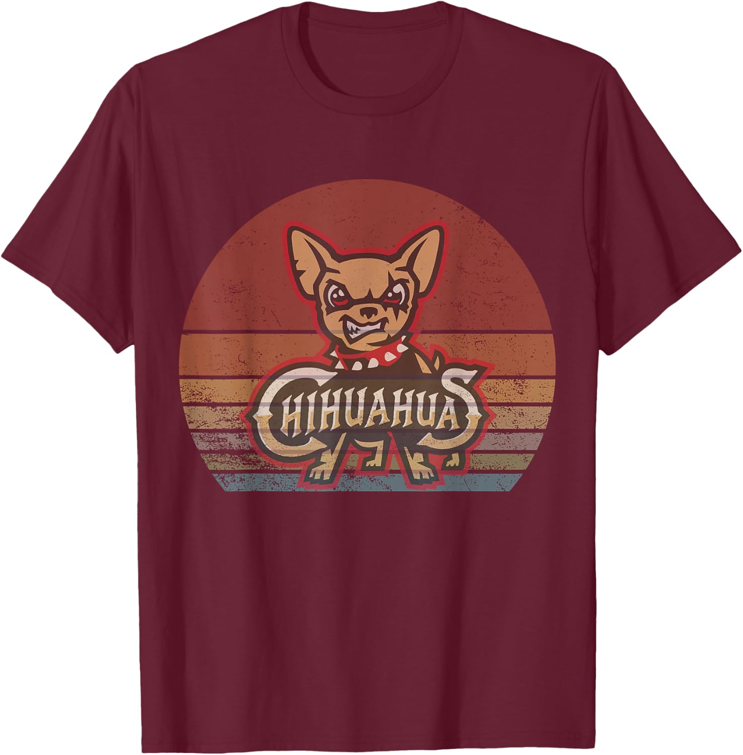 Retro 80's Chihuahua,Chihuahua Lover for Kids T-Shirt - T-Shirt | Maroon