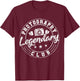 Photography Camera Lens Retro Legendary Photography Club T-Shirt - T-Shirt | Maroon