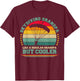Skydiving Lover Funny Vintage Skydiving Grandpa Father's Day T-Shirt - T-Shirt | Maroon