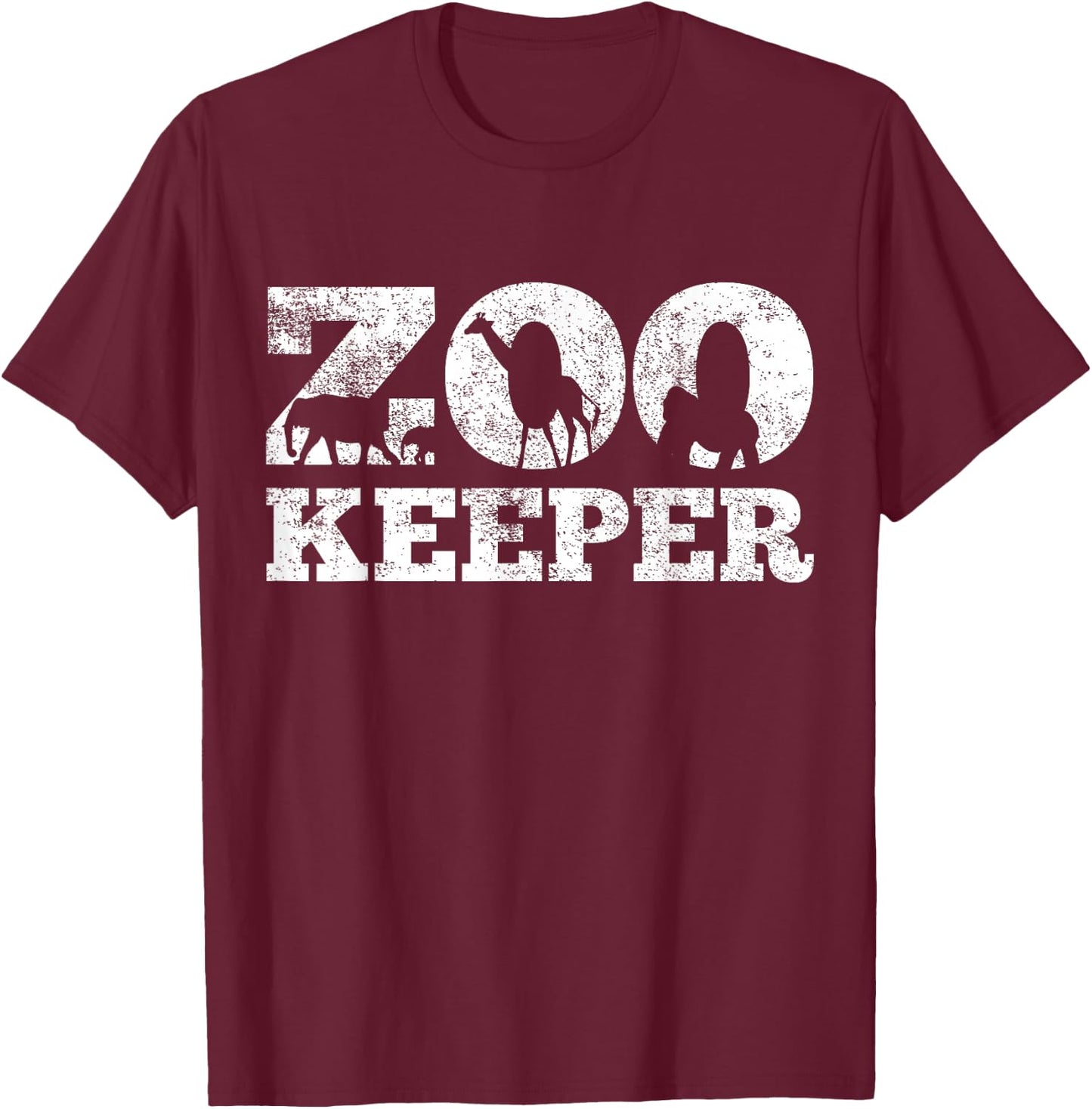 Zoowart Safari T-Shirt - T-Shirt | Maroon