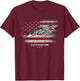 F-4 Phantom Aircraft Fighter Jet Pilot Veteran US Air Force T-Shirt - T-Shirt | Maroon