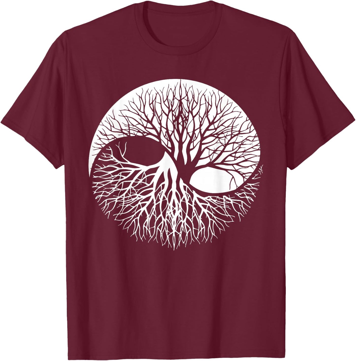 Qigong Chi Gong Quigong Chigong Yin Yang Tank T-Shirt - T-Shirt | Maroon