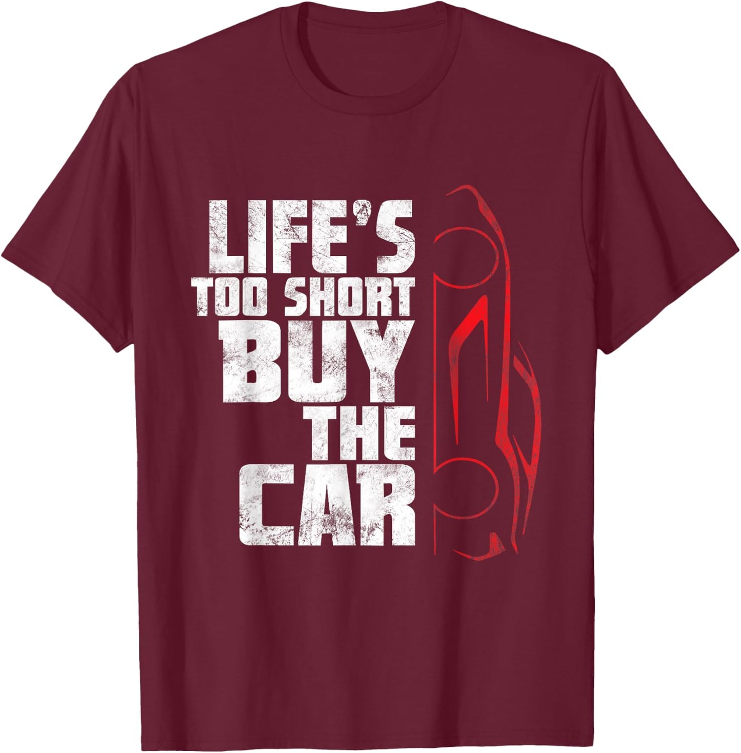 Car Lover enthusiast Shirt Gift Car Guys Salesman T-Shirt - T-Shirt | Maroon