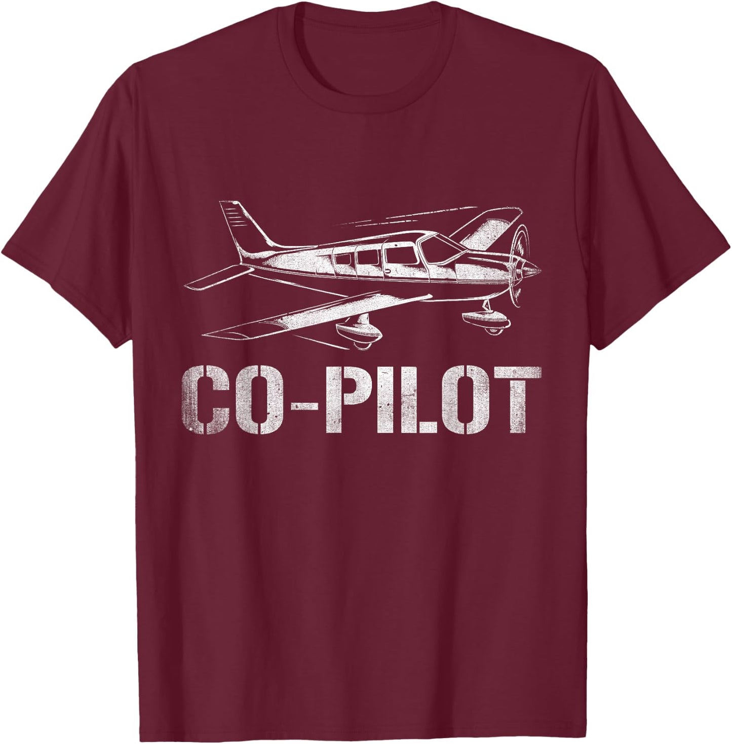Co Pilot T-Shirt - T-Shirt | Maroon