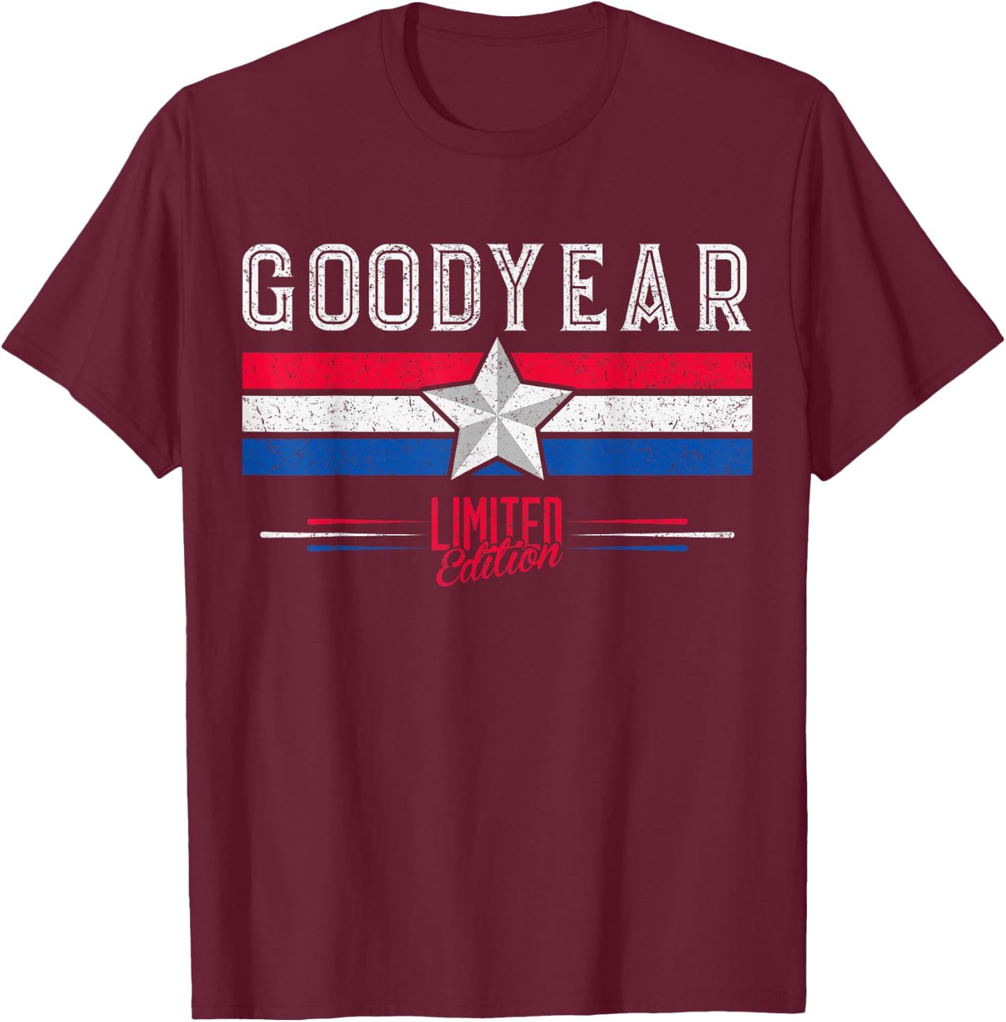 Goodyear Retro Vintage Shirt Gift Women Men Kids T-Shirt - T-Shirt | Maroon