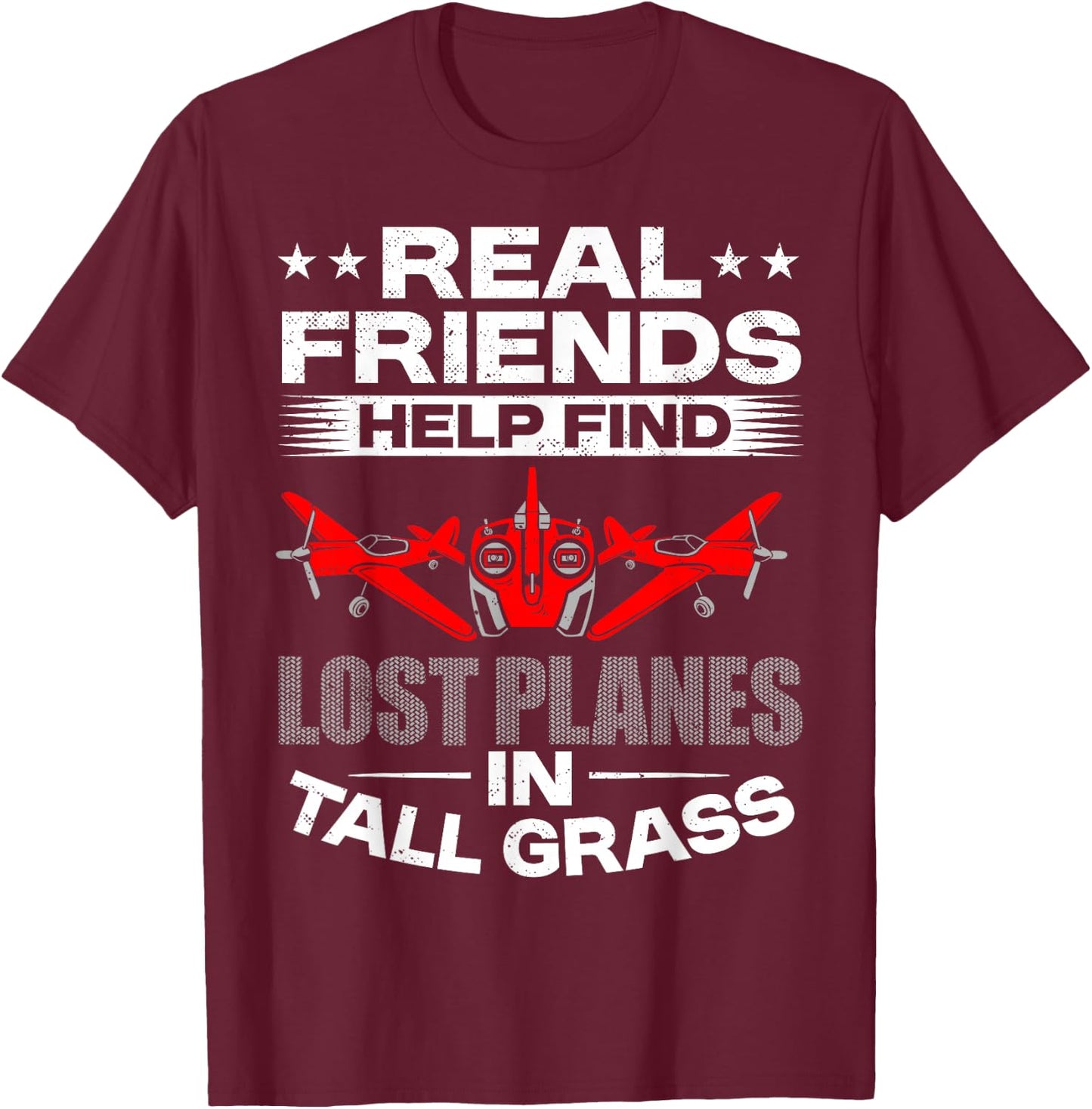 RC Plane Lost Planes Remote Control Airplanes Pilot T-Shirt - T-Shirt | Maroon