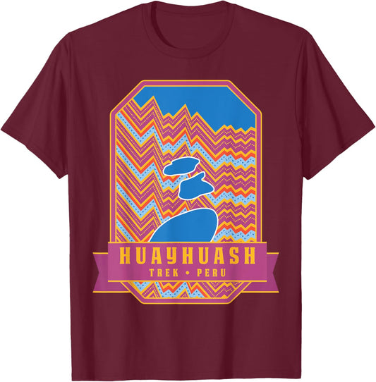 Huayhuash Trek - Peru T-Shirt - T-Shirt | Maroon