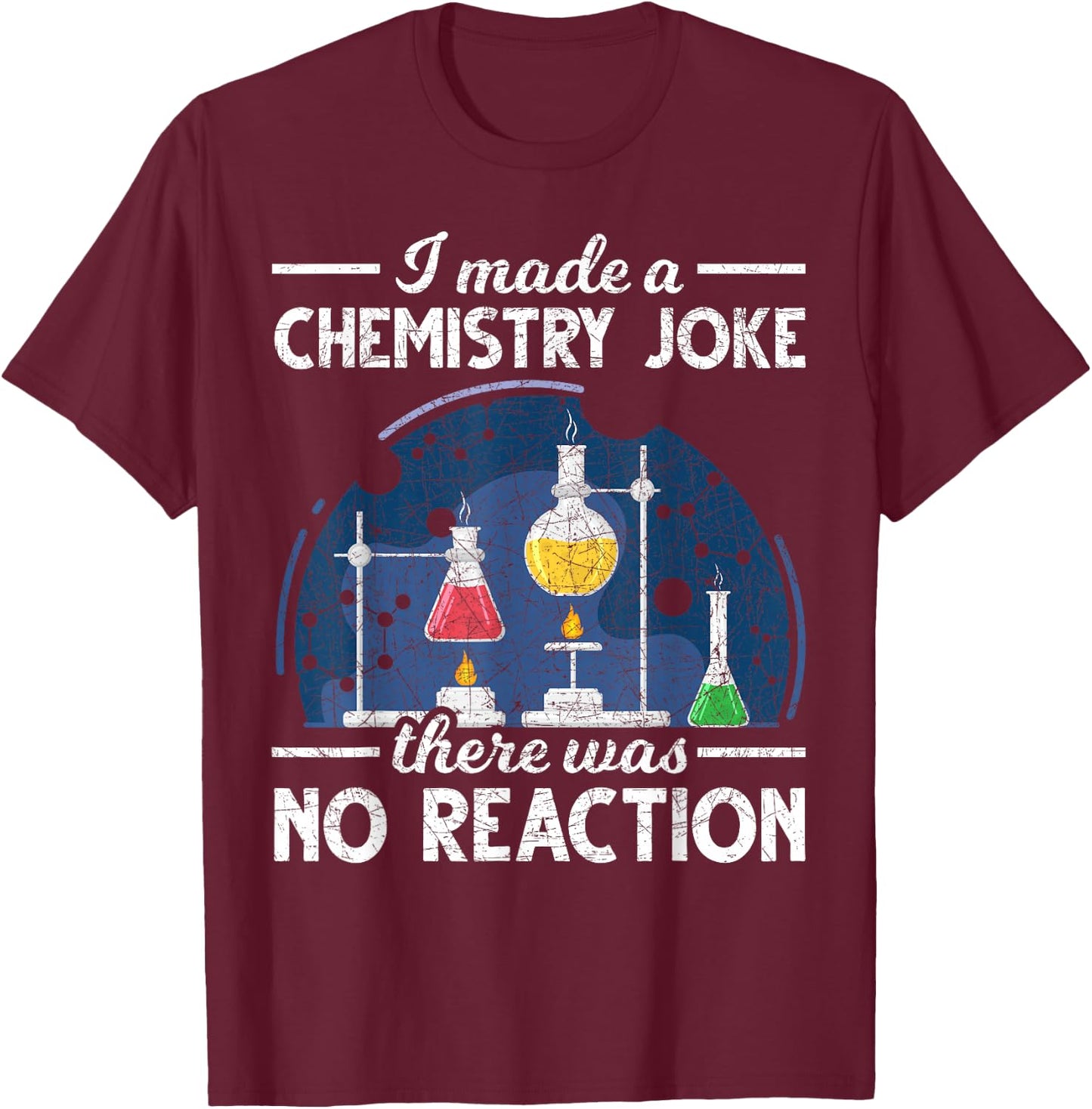 Women's Gift Molecules Periodic Table Chemistry T-Shirt - T-Shirt | Maroon