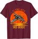 Flying Into 3rd Grade Back To School Jet Fighter Graphic T-Shirt - T-Shirt | Maroon