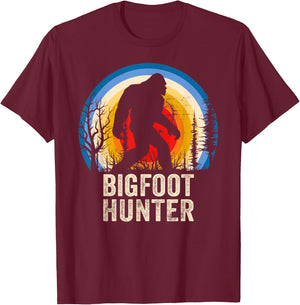 Bigfoot Hunter Hunting for Big foot T-Shirt - T-Shirt | Maroon