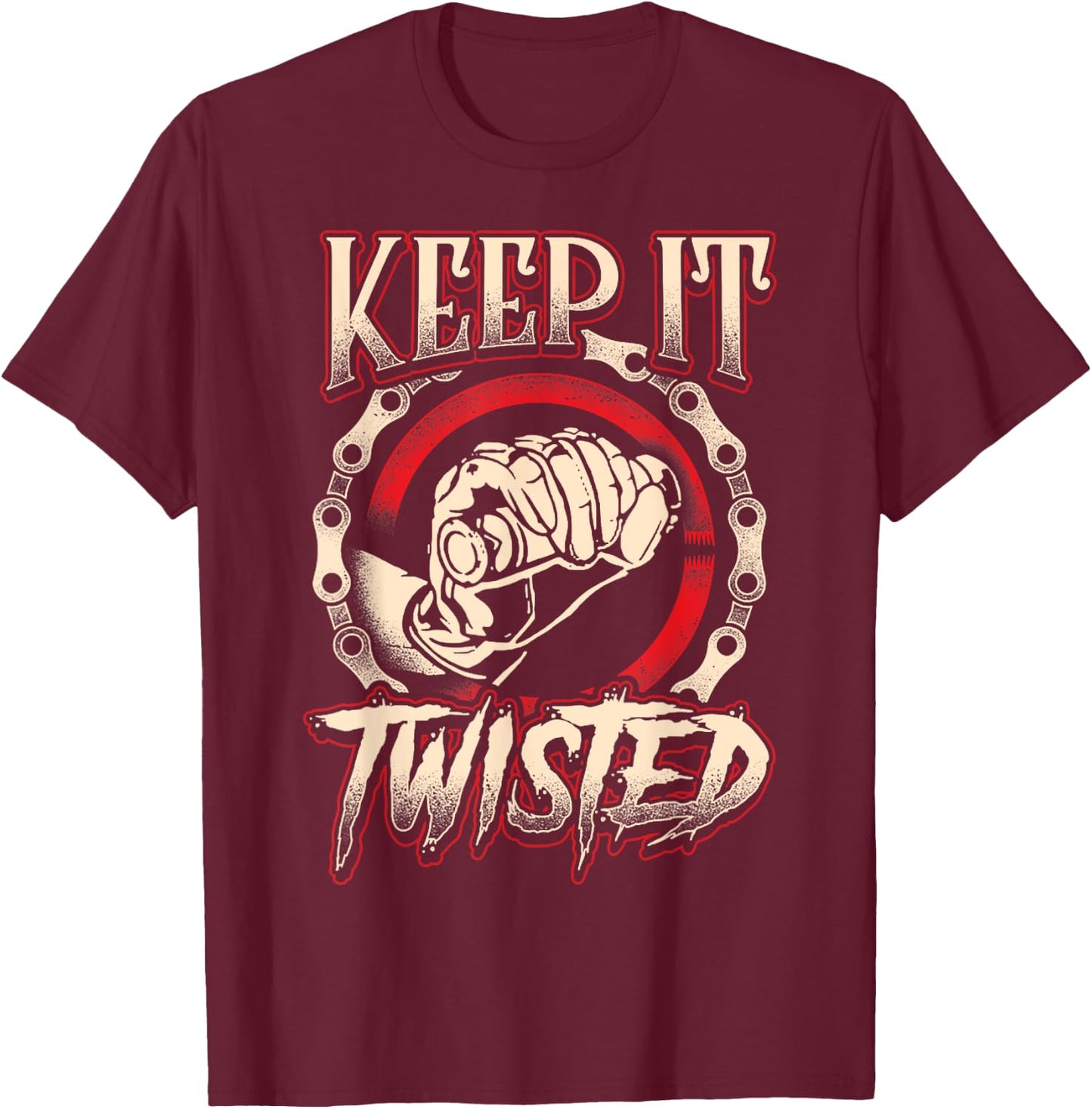 Biking Rider Joke Humor Pun Funny Motorcycle Biker Sport T-Shirt - T-Shirt | Maroon