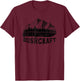 Bushcraft Knife Survival Outdoor Nature Forest Wilderness T-Shirt - T-Shirt | Maroon