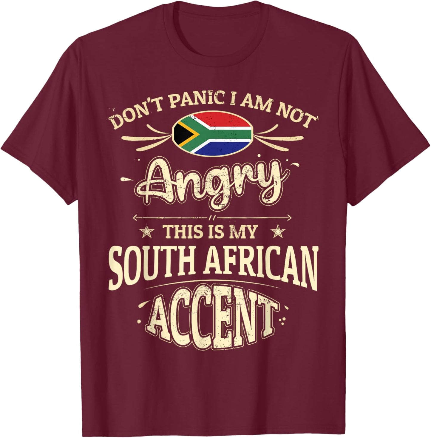 South Africa Design South African Men & Women T-Shirt - T-Shirt | Maroon