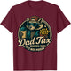 Dad Tax Making Sure It's Not Poison Racoon Dad Tax T-Shirt - T-Shirt | Maroon