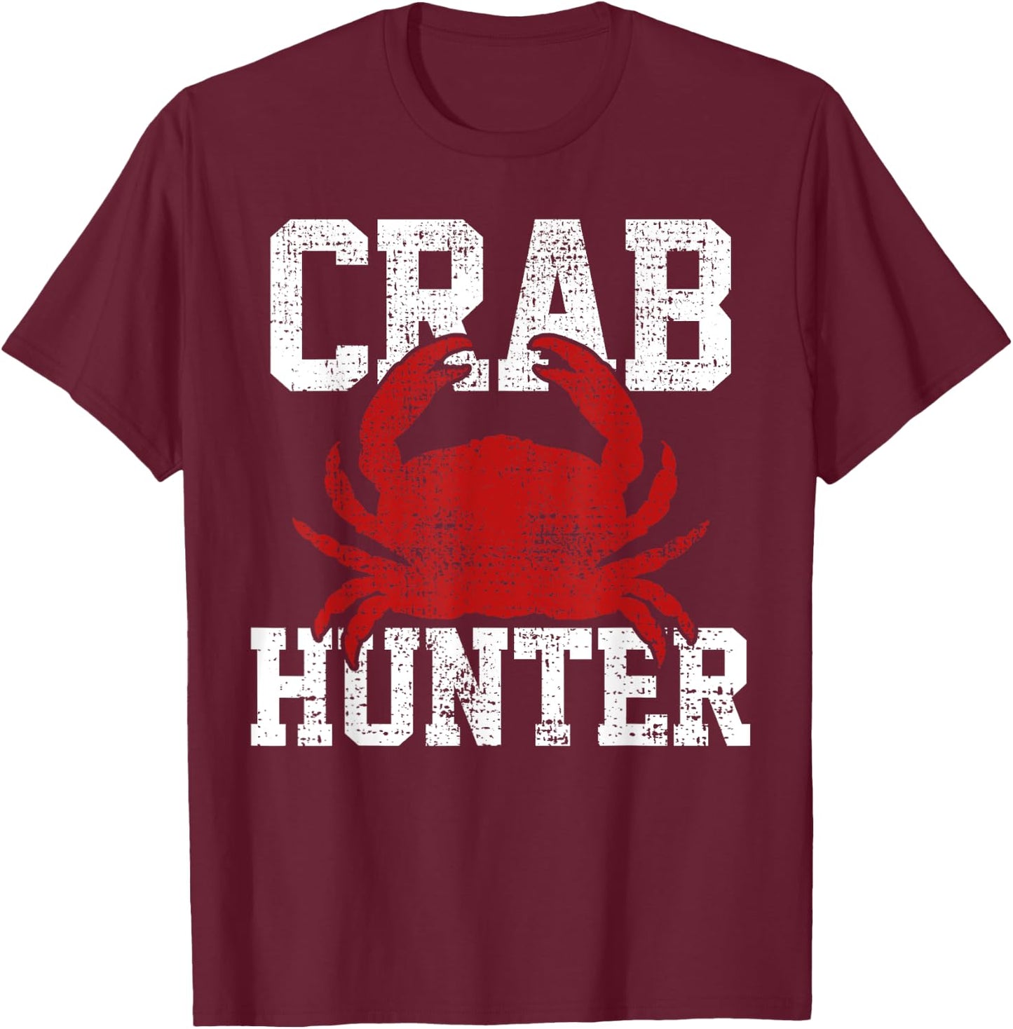 Crab Lover Gift Vintage T-Shirt - T-Shirt | Maroon