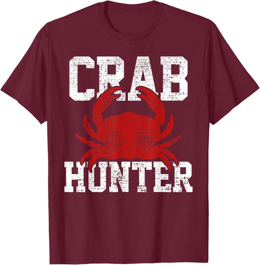 Crab Lover Gift Vintage T-Shirt - T-Shirt | Maroon