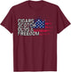Cigars Scotch Guns & Freedom Scotchs Bar T-Shirt - T-Shirt | Maroon